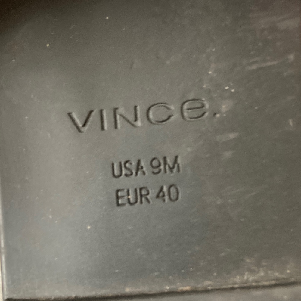 Vince Black Leather Ballet Flats - Picture 10 of 11